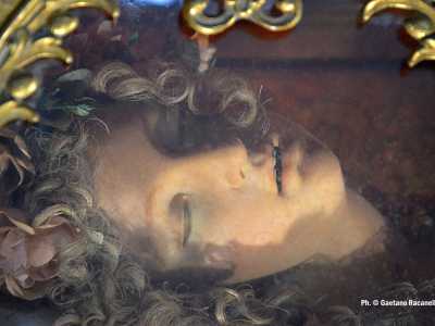 ... e i resti di Santa Damaride provenienti dalle catacombe di Sant�Ippolito a Roma
(Foto di Gaetano Racanelli)